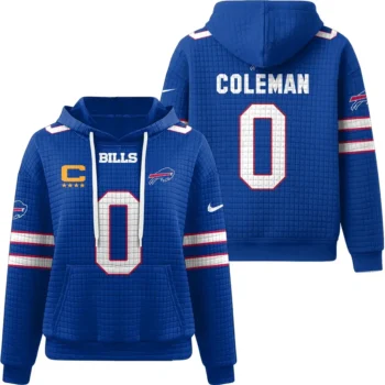 Nfl Buffalo Bills Waffle Hoodie Keon Coleman 1