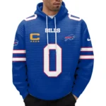 Nfl Buffalo Bills Waffle Hoodie Keon Coleman 1