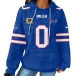 Nfl Buffalo Bills Waffle Hoodie Keon Coleman 1