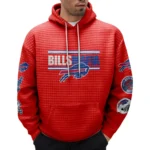 Nfl Buffalo Bills Waffle Hoodie Pride And Power Red 1