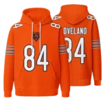 Nfl Chicago Bears Waffle Hoodie Colston Loveland 1