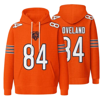 Nfl Chicago Bears Waffle Hoodie Colston Loveland 1
