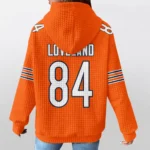 Nfl Chicago Bears Waffle Hoodie Colston Loveland 1
