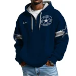 Nfl Dallas Cowboys Quarter Zip Waffle Hoodie Super Bowl Champions Team 1