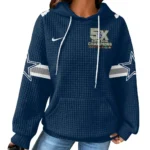 Nfl Dallas Cowboys Waffle Hoodie Dak Prescott Navy 1