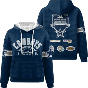 Nfl Dallas Cowboys Waffle Hoodie Super Bowl Champions 1