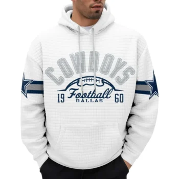 Nfl Dallas Cowboys Waffle Hoodie Super Bowl Champions White 2