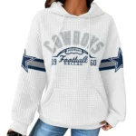 Nfl Dallas Cowboys Waffle Hoodie Super Bowl Champions White 1