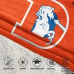 Nfl Denver Broncos Blanket Hoodie 1