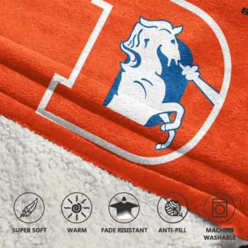 Nfl Denver Broncos Blanket Hoodie 2