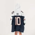 Nfl Denver Broncos Blanket Hoodie Bo Nix 1