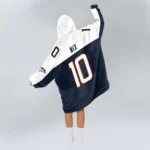Nfl Denver Broncos Blanket Hoodie Bo Nix 1