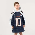 Nfl Denver Broncos Blanket Hoodie Bo Nix 1