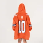 Nfl Denver Broncos Blanket Hoodie Bo Nix She Loves The D Player 1