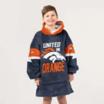 Nfl Denver Broncos Blanket Hoodie Bo Nix United In Orange Orange 1
