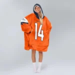 Nfl Denver Broncos Blanket Hoodie Courtland Sutton 1