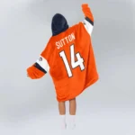 Nfl Denver Broncos Blanket Hoodie Courtland Sutton 1