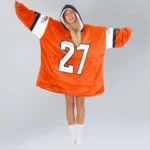 Nfl Denver Broncos Blanket Hoodie Jk Dobbins 1