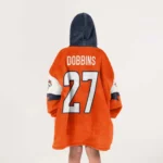 Nfl Denver Broncos Blanket Hoodie Jk Dobbins 1