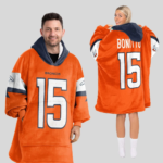 Nfl Denver Broncos Blanket Hoodie Nik Bonitto 1