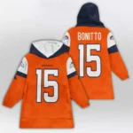 Nfl Denver Broncos Blanket Hoodie Nik Bonitto 1
