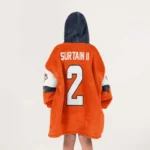 Nfl Denver Broncos Blanket Hoodie Patrick Surtain Ii 1