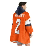 Nfl Denver Broncos Blanket Hoodie Patrick Surtain Ii 1