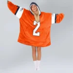 Nfl Denver Broncos Blanket Hoodie Patrick Surtain Ii 1