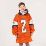 Nfl Denver Broncos Blanket Hoodie Patrick Surtain Ii 1