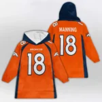 Nfl Denver Broncos Blanket Hoodie Peyton Manning 1