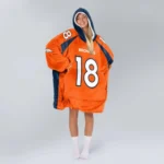 Nfl Denver Broncos Blanket Hoodie Peyton Manning 1