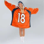 Nfl Denver Broncos Blanket Hoodie Peyton Manning 1