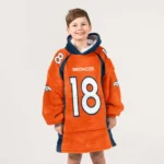 Nfl Denver Broncos Blanket Hoodie Peyton Manning 1