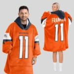 Nfl Denver Broncos Blanket Hoodie Troy Franklin 1