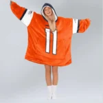 Nfl Denver Broncos Blanket Hoodie Troy Franklin 1