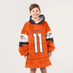 Nfl Denver Broncos Blanket Hoodie Troy Franklin 1