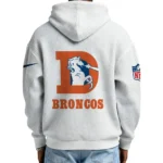 Nfl Denver Broncos Quarter Zip Waffle Hoodie Bolieve 1