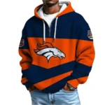 Nfl Denver Broncos Quarter Zip Waffle Hoodie Nik Bonitto 1