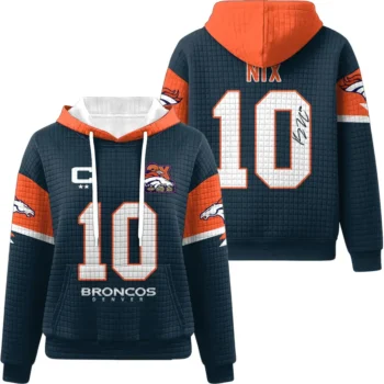 Nfl Denver Broncos Waffle Hoodie 3x Super Bowl 1