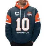 Nfl Denver Broncos Waffle Hoodie 3x Super Bowl 1