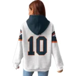Nfl Denver Broncos Waffle Hoodie Bo Nix United In Orange Orange 1
