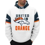 Nfl Denver Broncos Waffle Hoodie Bo Nix United In Orange Orange 1