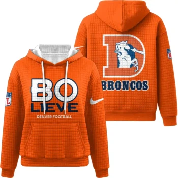 Nfl Denver Broncos Waffle Hoodie Bolieve 1