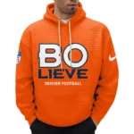 Nfl Denver Broncos Waffle Hoodie Bolieve 1