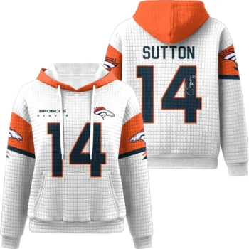 Nfl Denver Broncos Waffle Hoodie Courtland Sutton 1