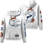 Nfl Denver Broncos Waffle Hoodie Go Broncos White 1