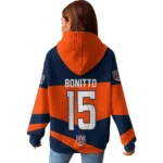 Nfl Denver Broncos Waffle Hoodie Nik Bonitto 1