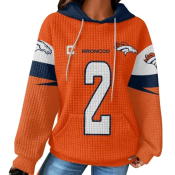 Nfl Denver Broncos Waffle Hoodie Patrick Surtain Ii 2