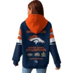 Nfl Denver Broncos Waffle Hoodie Super Bowl Champions 1