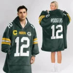 Nfl Green Bay Packers Blanket Hoodie Aaron Rodgers 1